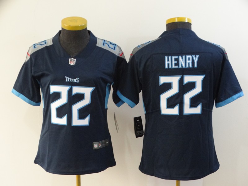 2020 Women Tennessee Titans #22 Henry Light Blue Nike Vapor Untouchable Limited NFL Jerseys->boston celtics->NBA Jersey